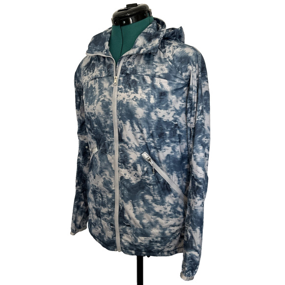Lululemon Womens Miss Misty Alberta Lake Blue Packable Windbreaker Rain Jacket 2 - Picture 4 of 10